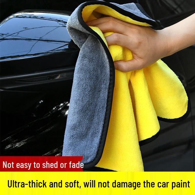 Thickened Lint-Free Water Absorbent Car Wash Towel for Interior Cleaning