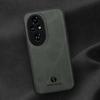 Matte Plain Leather Case For Honor 200 Pro Honor 200 Lite Honor200 Built-in Metal Car Mount Holder Cover