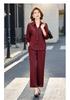 Women's Casual Striped Summer Suit Set 2026: Loose Fashion Slimming Two-Piece with Wide-Leg Pants.