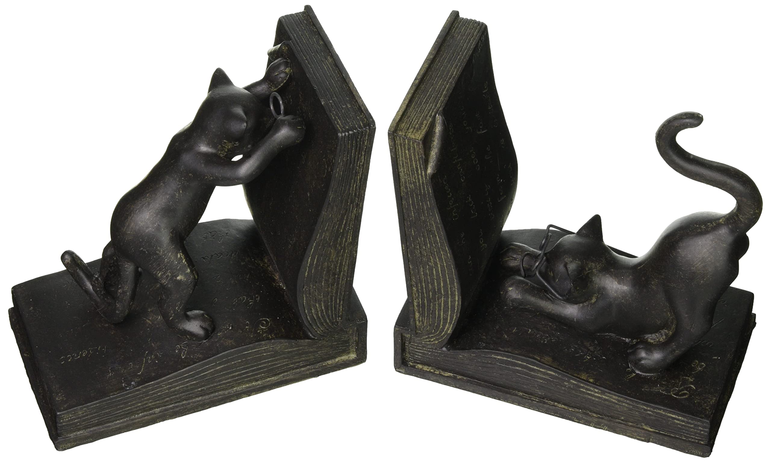 Toyo Sekiso Bookend (Cat) 11028 32×16.5×9.5cm