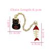 Various Custom Enamel Pins Creative Cartoon Brooch with Chain Unique Decorative Clothes Bags and Hats Accessories Gifts for Kids