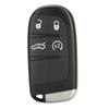 Jingyuqin For Jeep Grand Cherokee Dodge Ram 1500 Journey Charger Dart Challenger Durango Chrysler 300 Remote Key Shell 2/3/4/5Bt