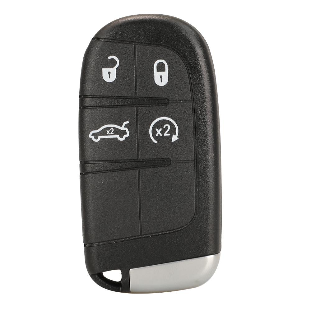 Jingyuqin For Jeep Grand Cherokee Dodge Ram 1500 Journey Charger Dart Challenger Durango Chrysler 300 Remote Key Shell 2/3/4/5Bt