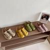 Cowhide Version~ Leather Roman Sandals Women's 2025 Summer New Versatile Retro Ugly Cute Hole Boken Sandals