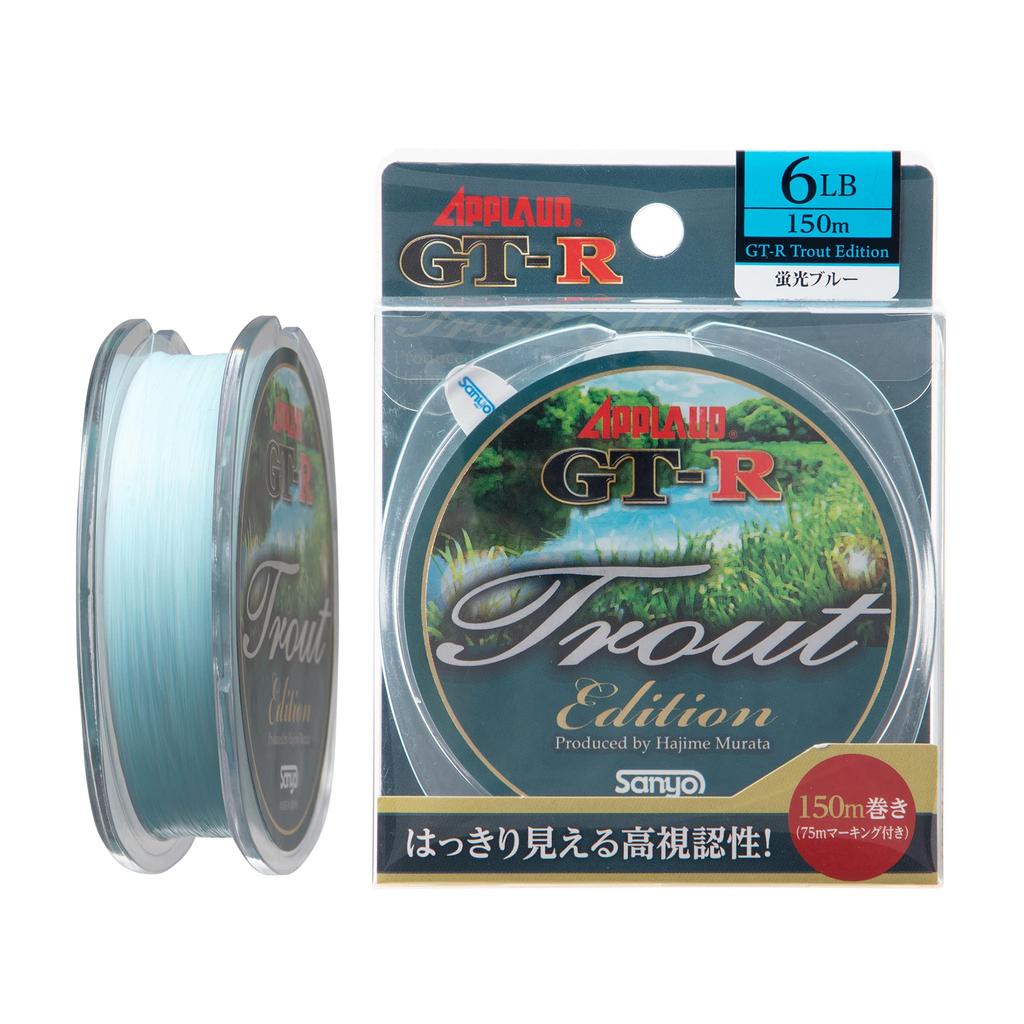 Sanyo Nylon Nylon Line, Approved GT-R Trout Edition, 150m, 5lb, Fluorescent Blue