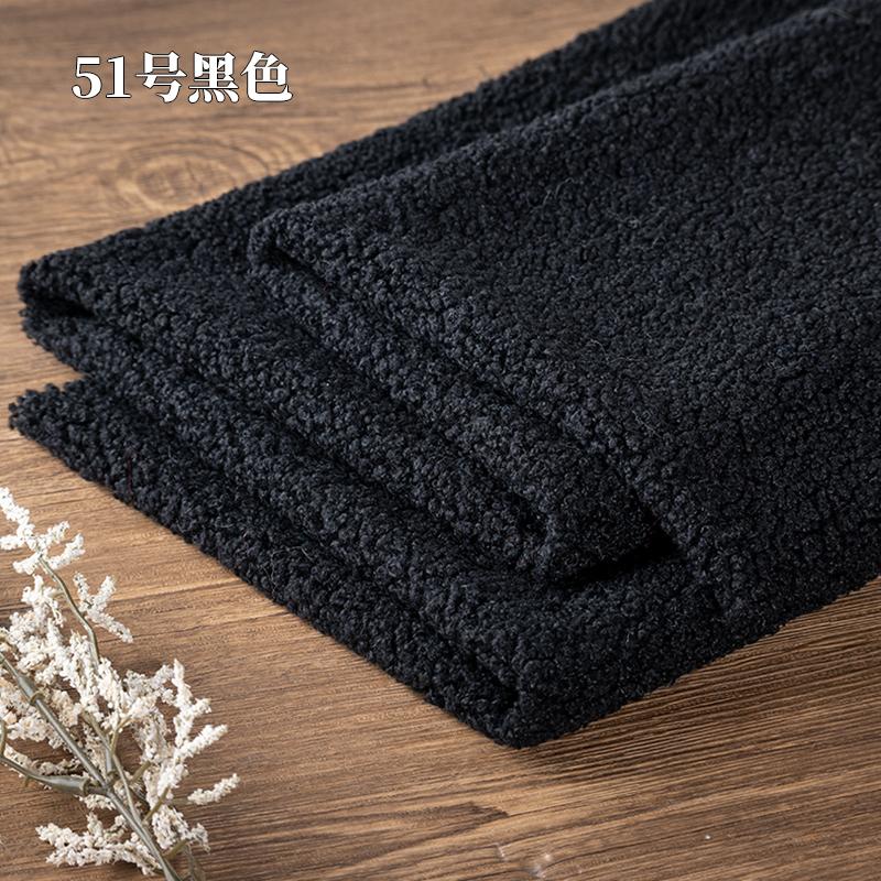 Teddy Plush Fabric Elasticity Soft By The Meter for Toys Pet Nest Cushion Handmade DIY Sewing Faux Lamb Fur Cloth Beige White