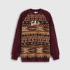 GAP Unisex Winter Logo Heavyweight Sherpa Raglan Sweatshirt