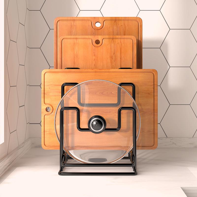 Multi-layer Kitchen Rack for Cutting Boards, Chopping Boards, and Pot Lids