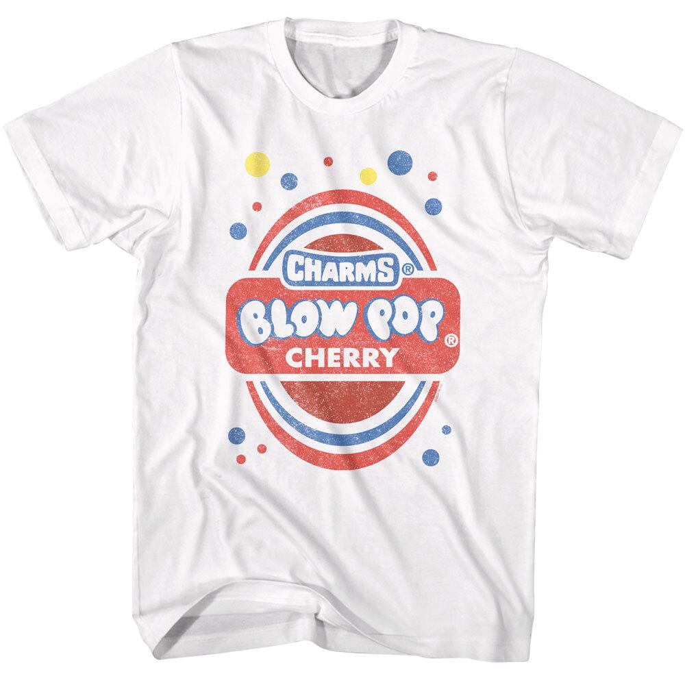 Tootsie Roll Candy Charms Cherry Blow Pops Men T Shirt S