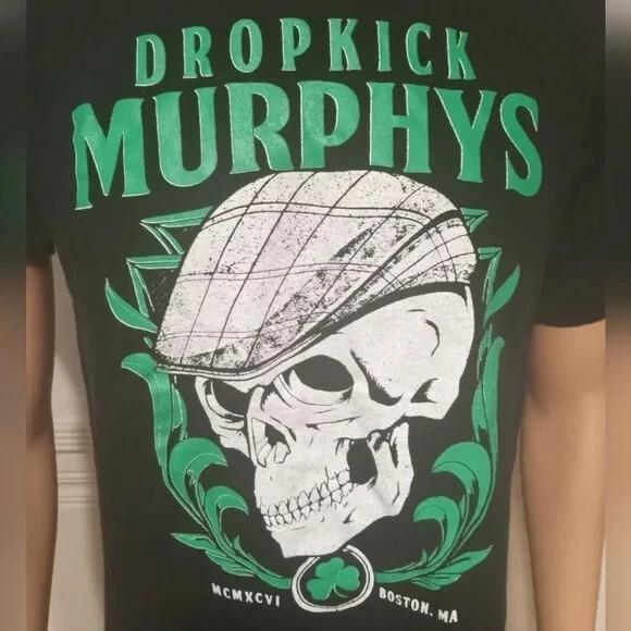 

Dropkick Murphys 2019 Tour short sleeve black color shirt Reprint S5XL Unisex T-Shirt XL