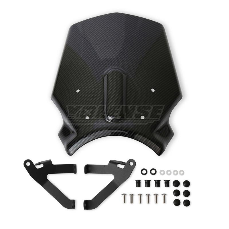 Motorcycle Carbon Fiber Wind Windshield Windscreen Screen Fairing For 2025 CB650R CB 650R CB650 R CB 650 R 650R 2024-2026