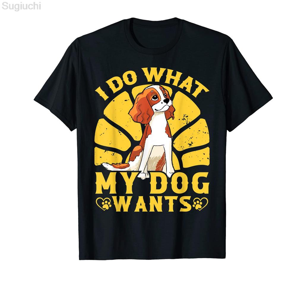 100 Cotton Cavalier King Charles Spaniel Dog Lover TShirt Graphic Harajuku Fashion Tee T Shirt XS5XL