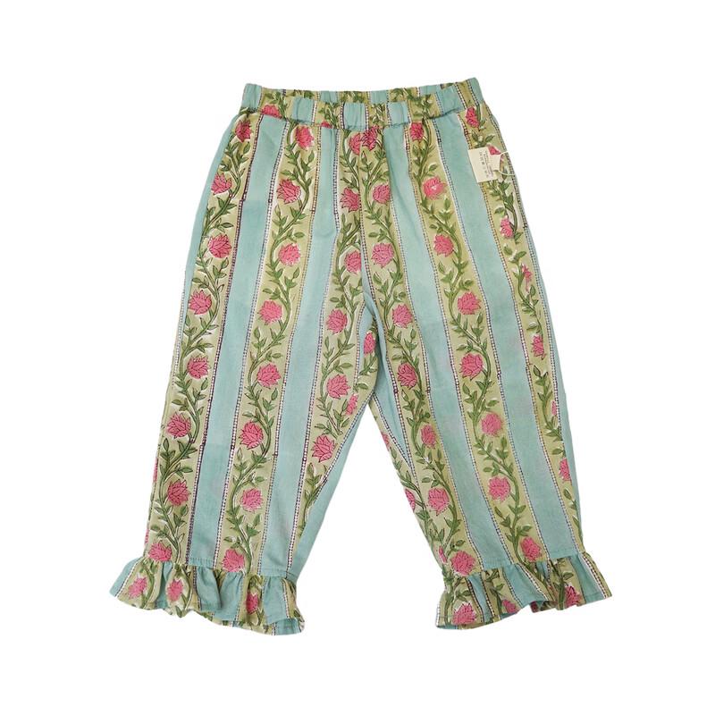 LELE JOVE Girls' Summer Lightweight Printed Flare Pants