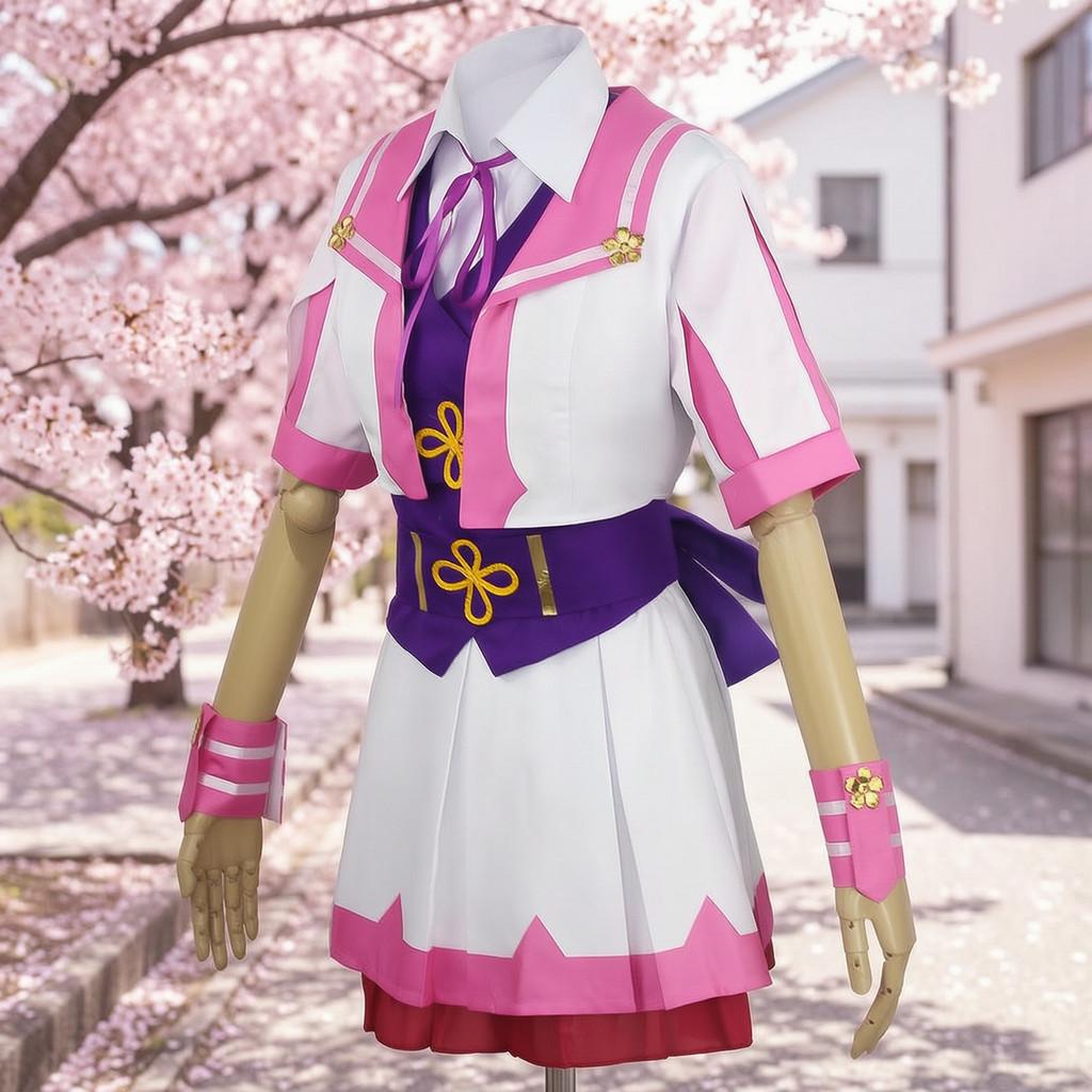 Pretty Derby Special Week Cosplay Costume For Anime Game Role Play With Polyester Cotton Fabric