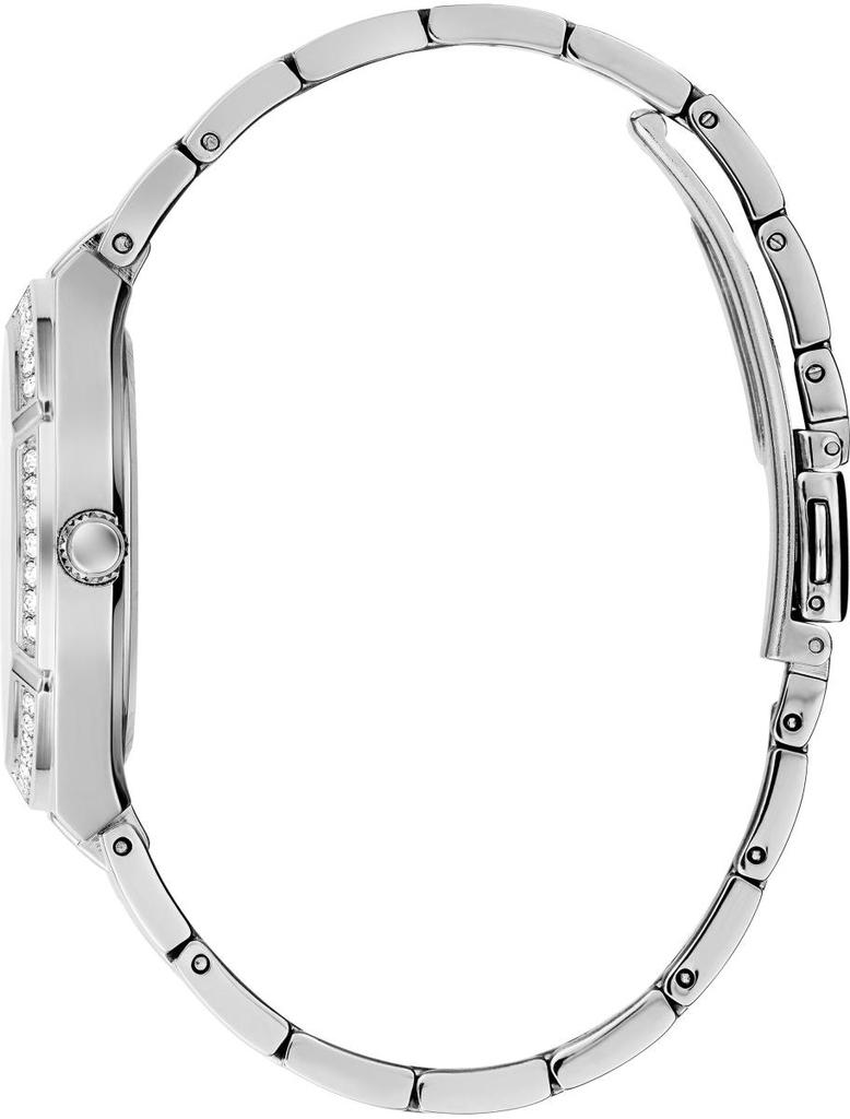 GUESS Women's Rose Gold-Tone Stainless Steel Crystal Watch GW0033L5