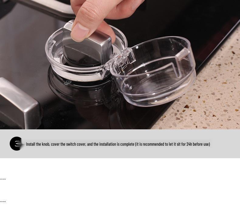 Gas Knob Protector: Child Safety Cover for Kitchen Switches (1 Pack)