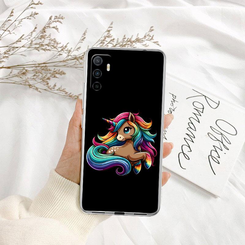 IK21 Cartoon Unicorn Phone Case for Motorola Moto G10 G20 G30 G31 G32 G34 G35 G41 G42 G50 G51 G52 G55 G60 G60S G62 G71 G72 G75
