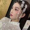 Elegant Ethnic Style Hair Clip Crystal Tassel Side Clip Chinese Style Tassel Hairpin  Women
