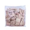 50Pcs Domino Solid Wood Tenon DIY Joinery Beech Wood Nail Cork Block Bolts Joinery Plugs Furniture Splicing Connectors