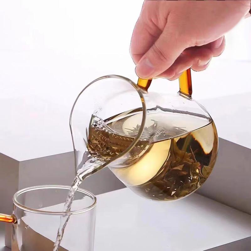 Shangqi Glass Tea Cup with Integrated Infuser