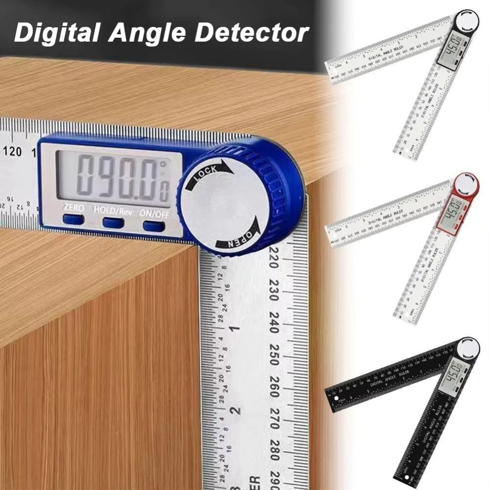 2 In 1 Protractor Digital High Accuracy Metal Square Electronic Angle Meter  Engineering