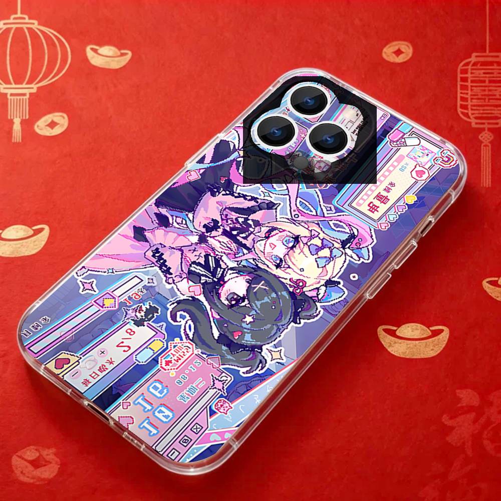 

GAME NEEDY GIRL OVERDOSE Phone Case for iPhone 16 15 14 13 12 11 17 Plus Pro Max X XR XS Max Soft Clear Tpu iPhone17Air