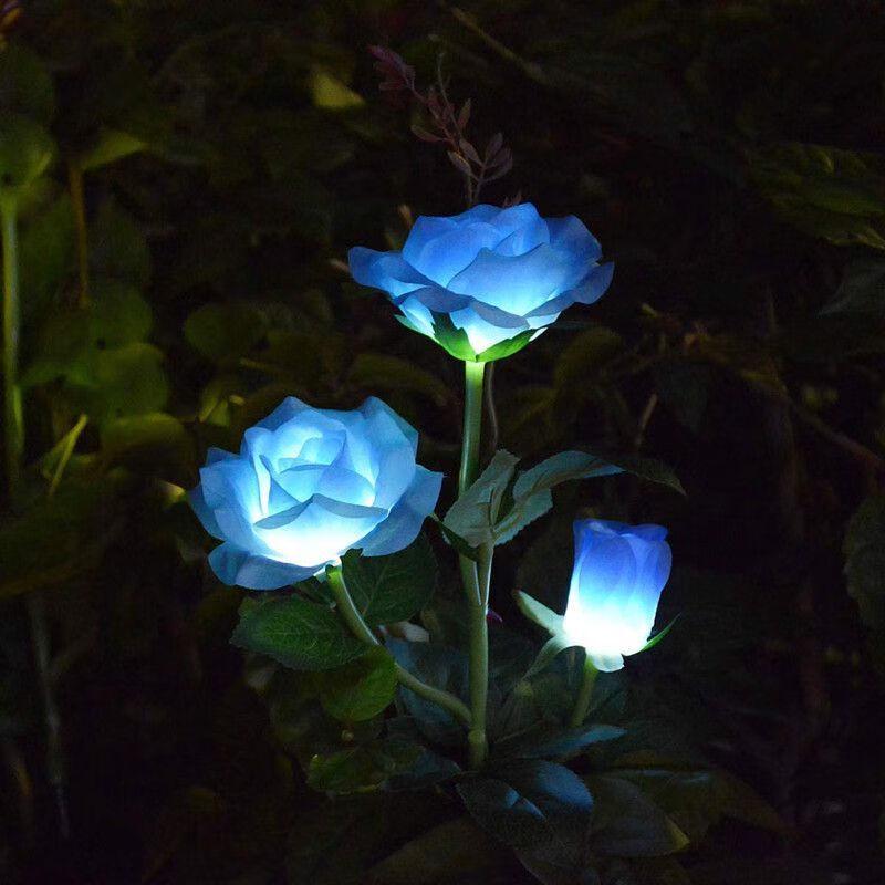 Solar Rose Flower Garden Light
