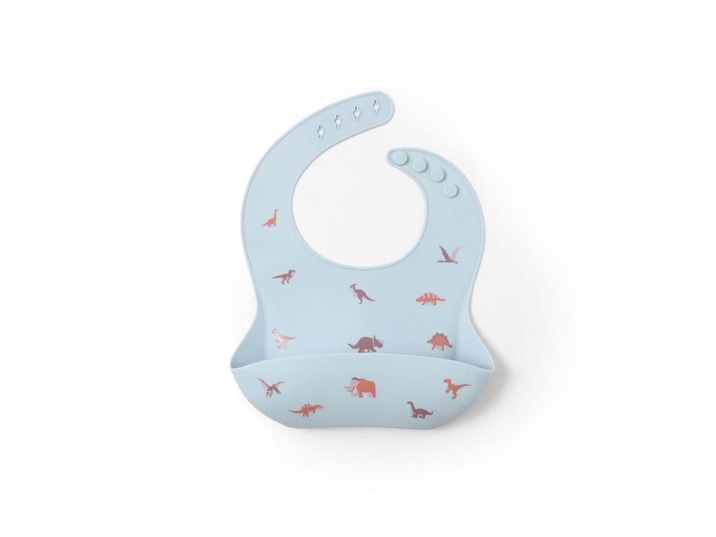 Waterproof Food-Grade Silicone Baby Bib - Leak-Proof, Self-Feeding, Drool Protection