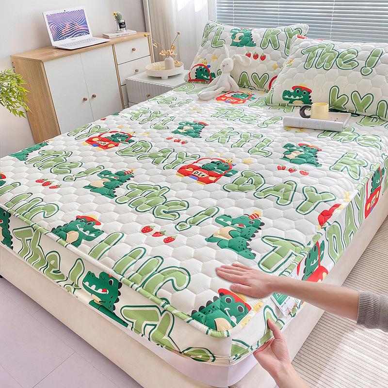 New Class a All Cotton Quilted Fitted Sheet Waterproof To Prevent Leakage of Urine Mattress Cover