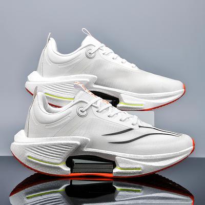 Carbon Plate Air Cushion Men Sports Running Shoes Marathon Breathable Lightweight Women's Comfortable Athletic Nonskid Sneakers
