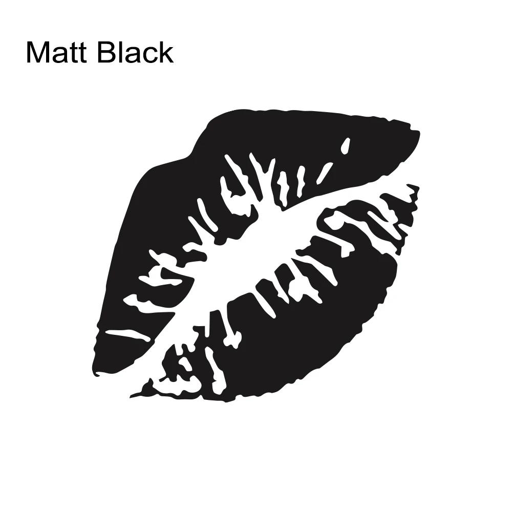 Car Stickers Kiss Lips Truck Window Door Laptop Vinyl Decals Windshield Motorcycle Waterproof Cute Decoration Car Accessories