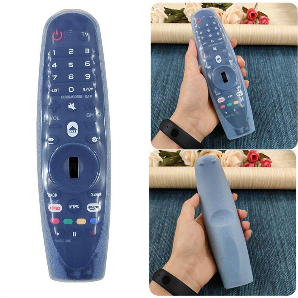 For LG Dynamic TV Remote Control Protective Cover Transparent Silicone Case AN-MR600/650 Thicken Anti-fall Shockproof Sleeve