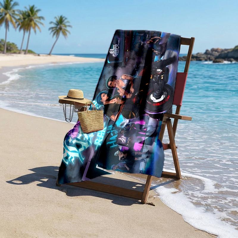 Cyberpunk Fashion Beach Towel: Ideal for Summer Adventures Soft, absorbent and quick drying suitable for swimming and bathing
