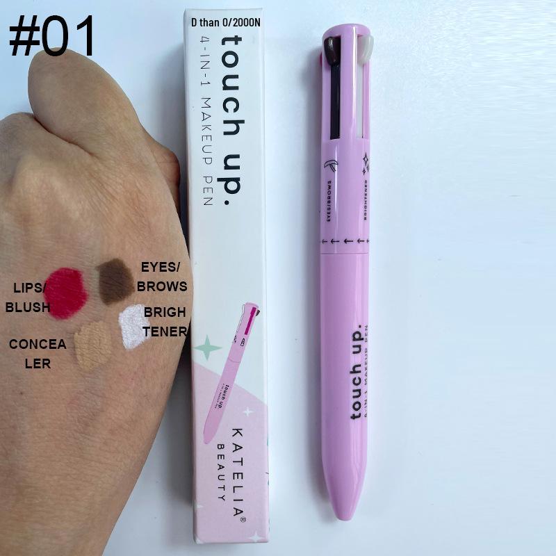 

Ручка-красотка «четыре в одном»: Многоцветный карандаш для губ, хайлайтер, подводка для глаз и карандаш для бровей