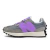 New Balance NB 327 Cushioning Slip Resistant Breathable Low top Running Shoes Unisex Yuanzu Gray Purple MS327LAB(Team80-S-BOX)