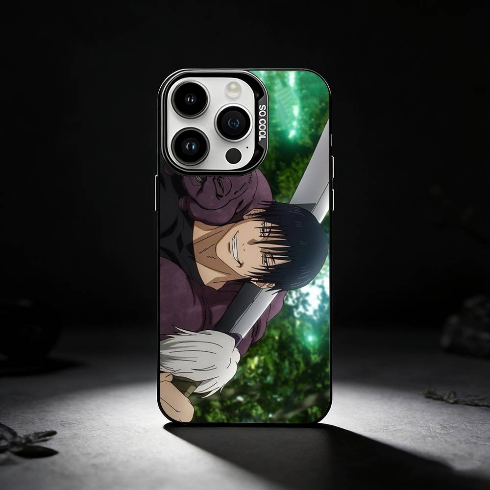 

Чохол для телефону Toji Fushiguro Jujutsu Kaisen Для iPhone 17,16,15,14,13,12,11 Plus,Pro Max,XS,Кольоровий сріблястий чохол для телефону iPhone14Pro