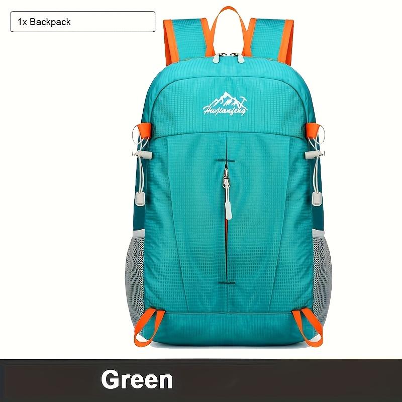Outdoor Travel Bag Large Capacity Foldable Waterproof Backpack Lightweight Portable Adjustable Hiking Mountaineering Bag