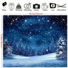 1Pcs Christmas Night Sky Pine Decoration Background Winter Backdrop Decorations For Photo Studio Photo Booth Christams Party