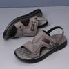 Leather Sandals Men's Outer Wear Summer Breathable Casual Men's Sandals Soft Surface Beach Men's Trendy Shoes 2025 Direct Sales