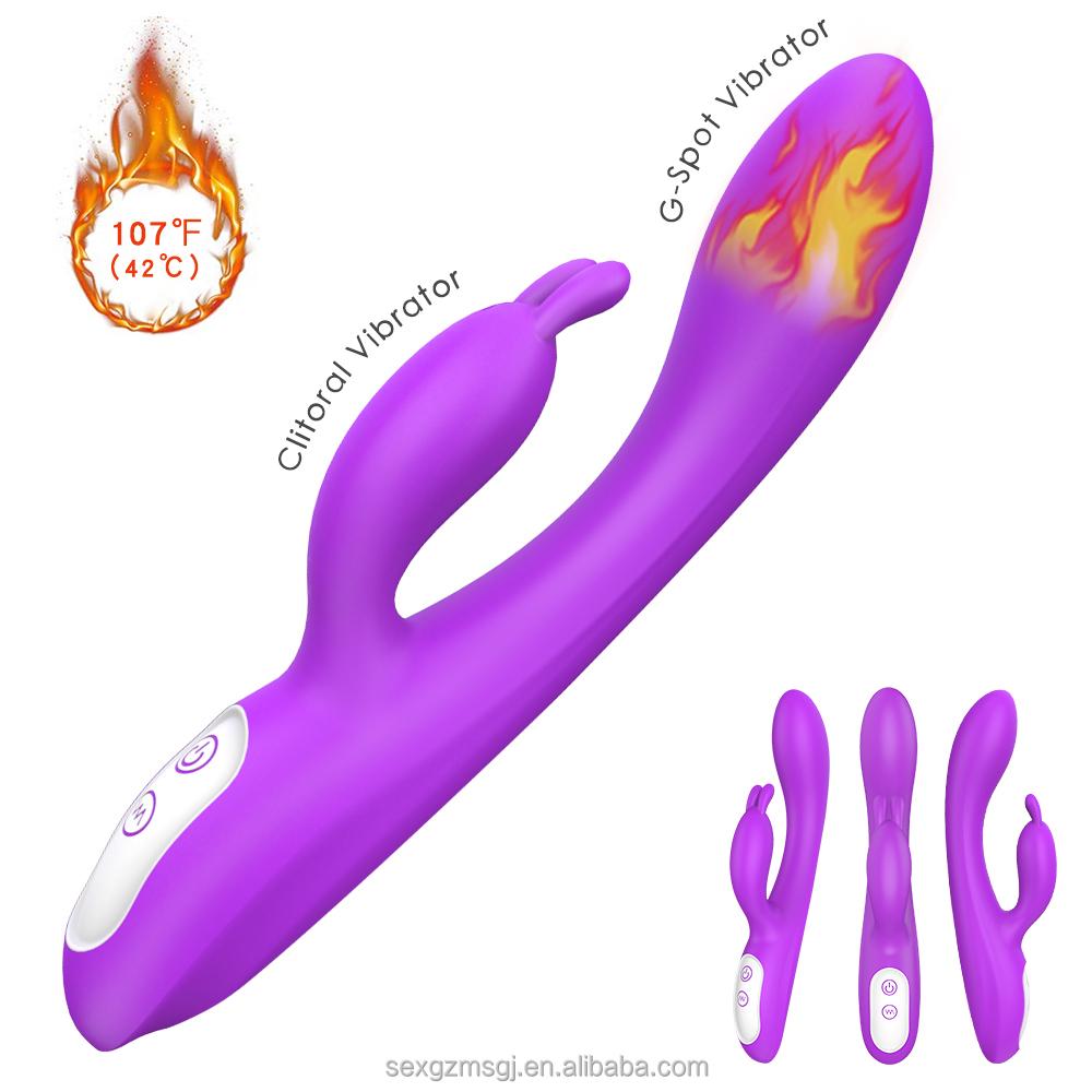 Innovative Warming Feature Rabbit Vibrator for Women G-Spot and Clitoris Stimulation Sex Toy