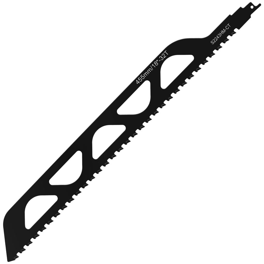 1/3Pcs Reciprocating Saw Blades Alloy Steel 2 TPI Teeth Tipped Cutting Recip Saw Blades Universal Demolition Masonry Saw Blades