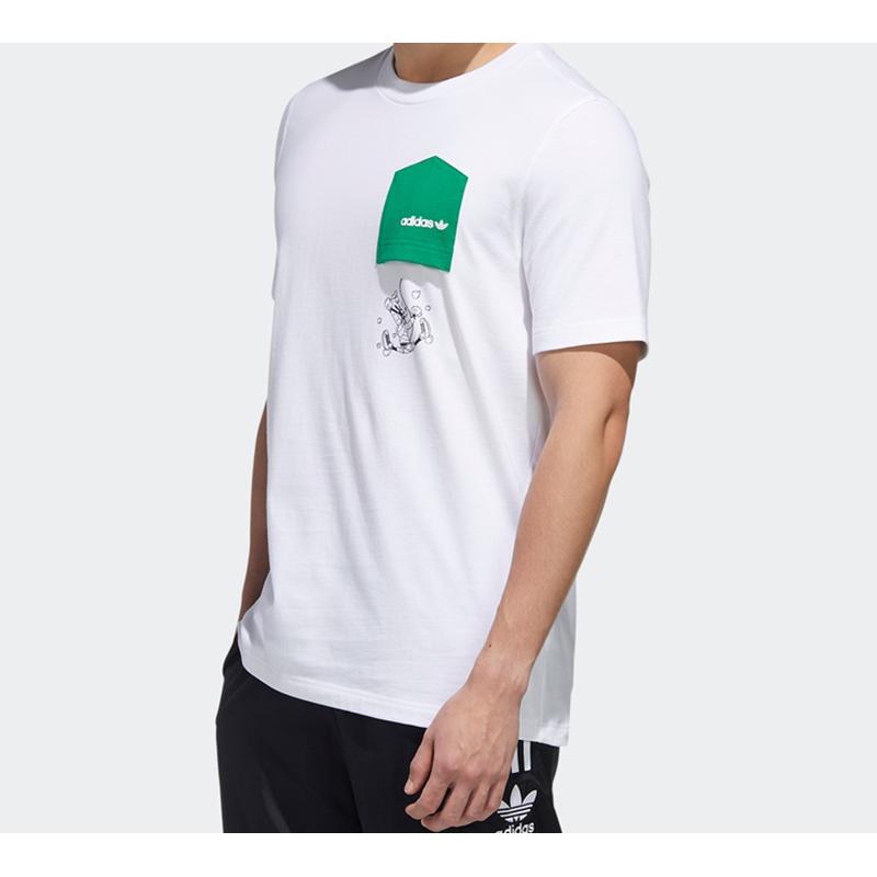 New Adidas x Disney Co branded T Shirt Men's White GP6477