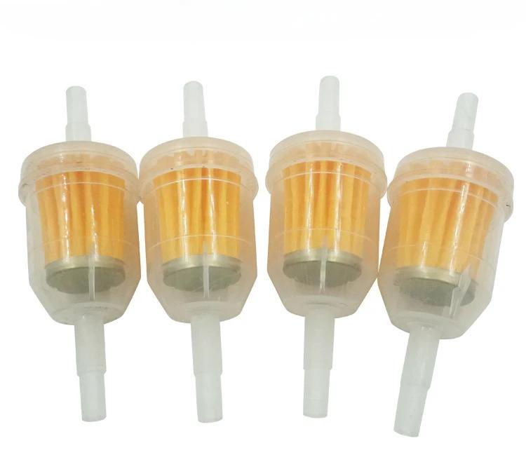 10/5Pcs Professional Motorcycle Oil Filter Inline Gas Fuel Filter Motorcycle Scooter Gasoline Filters Tool for Fuel Delivery