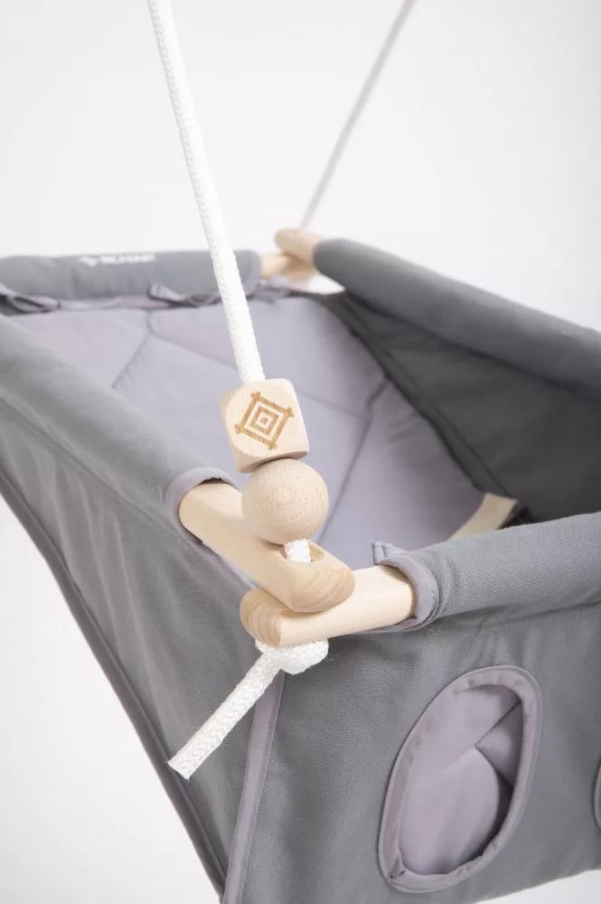 Altalena per bambini Baby Unicolor - grigio