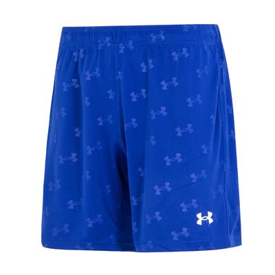 Pantalones Cortos de Entrenamiento Holgados Transpirables con Logo Estampado Completo para Hombre Azul 21500231-400