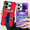 O-Omori Cartoon Game Plating Phone Case For Xiaomi Redmi Note 14 15 Pro Plus 13 12 11 11S 11T 10 9S 9 5G Anti-Fall Airabag Cover