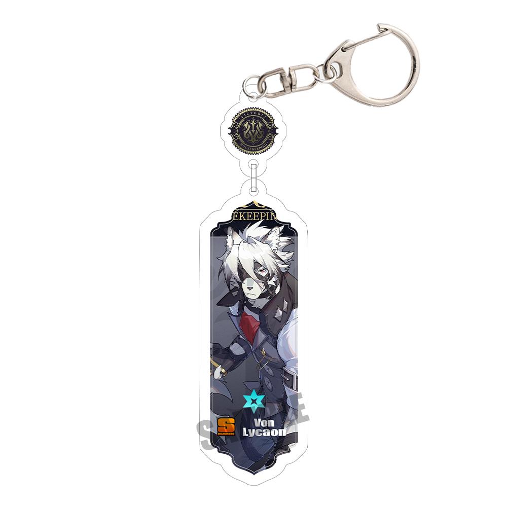 Game Zenless Zone Zero Acrylic Keychain Aria Cissia Nangong Yu Backpack Keyring Pendant Belle Nicole Demara Decorative Ornament