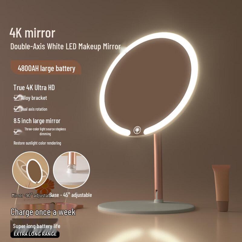 Portable Folding LED Makeup Mirror