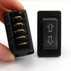 Universal Auto Car Power Window Switch Lifting Switch 5 Pin DC 12V 20A Blue/Red Light Color and Harness Car Interior Repair