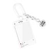Transparent Ferrule Stationery Card Protection Sleeve Keyring Card Sleeve Acrylic Ferrule Korean Bus ID Card Holder